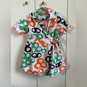 GAP DVF Diane von Furstenberg Girls Wrap Dress Size‎ Small 6-7